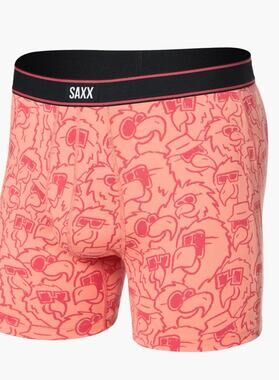 Saxx Men’s Daytripper Boxer Brief Parrot Party Fusion Small